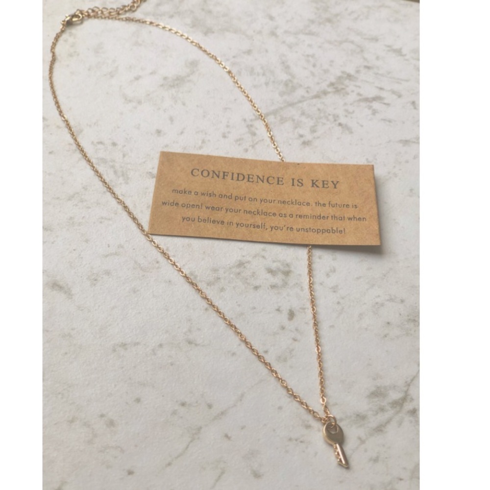 Key necklace || 14K Gold plated